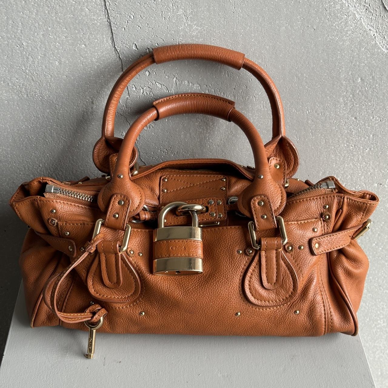 🔥 Authentic Iconic CHLOE Paddington Bag in Tan leather Pre-owned 🔥