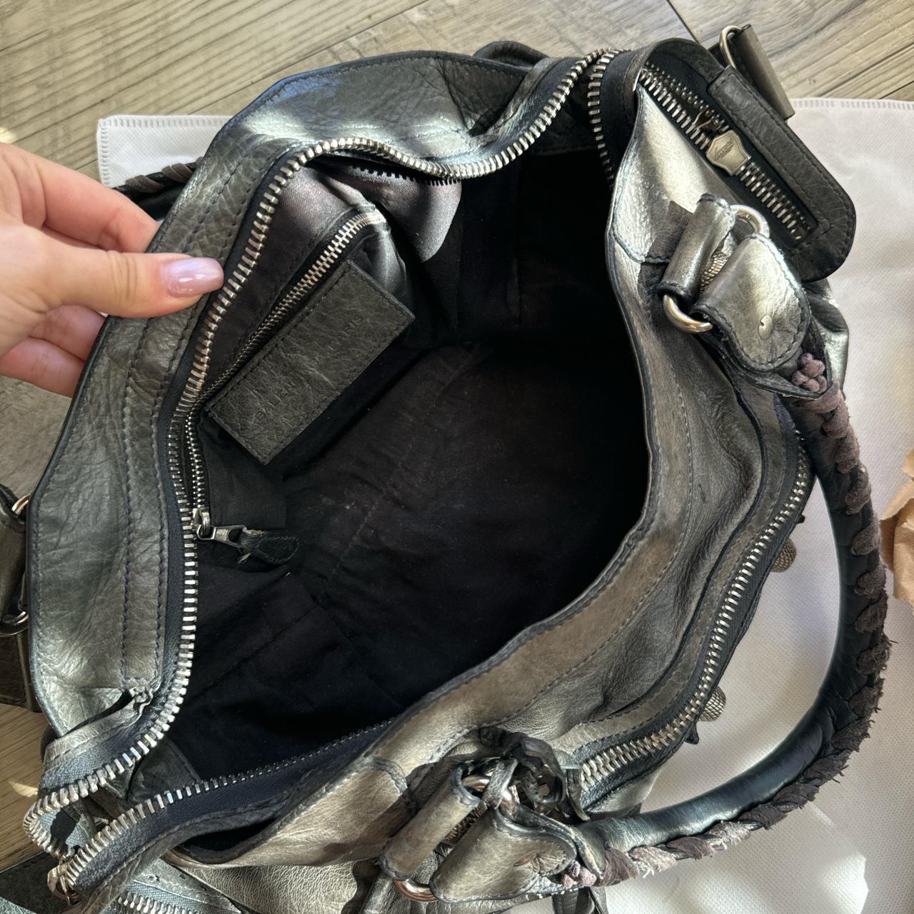 🔥 Authentic Balenciaga city bag gaint in black/grey Pre-owned 🔥