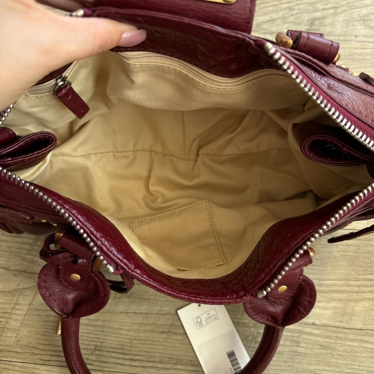 🔥 Authentic Burgundy Chloe paddington leather Pre-owned 🔥