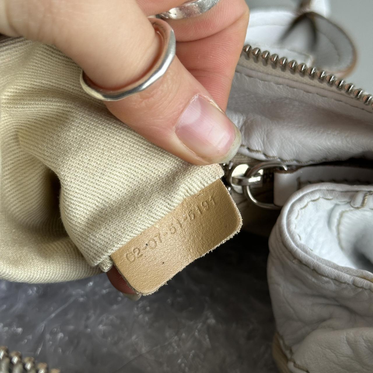🔥 Authentic Iconic CHLOE Paddington Bag in white leather Pre-owned 🔥
