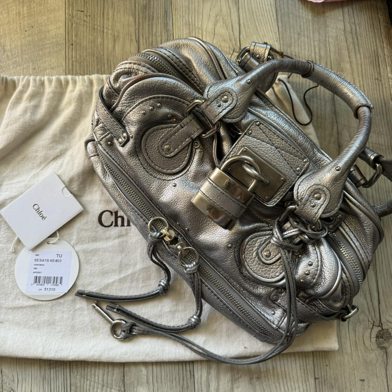 🔥 Authentic silver Chloe paddington bag Pre-owned 🔥