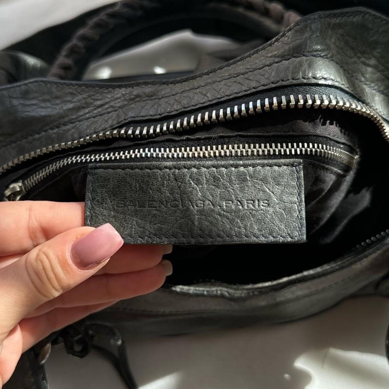 🔥 Authentic Balenciaga city bag gaint in black/grey Pre-owned 🔥