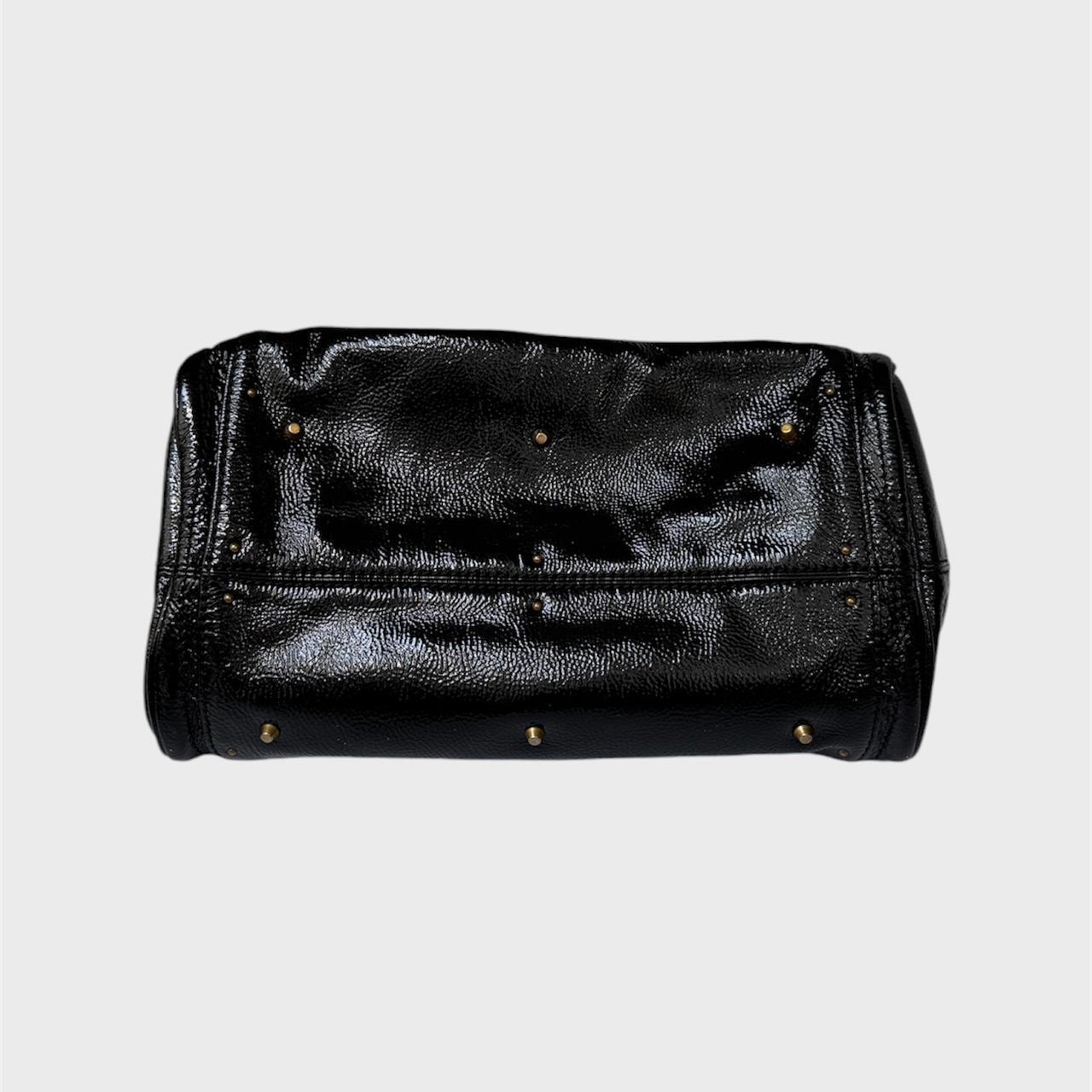 🔥 Authentic CHLOE Paddington black patent leather shoulder Bag Pre-owned 🔥