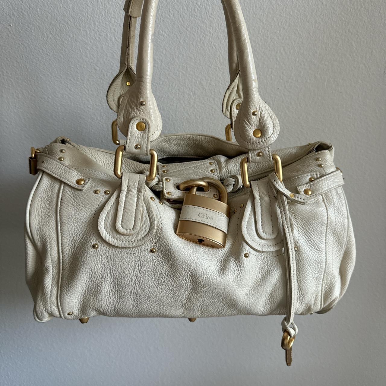 🔥 Authentic Chloe paddington in white/cream color Pre-owned 🔥