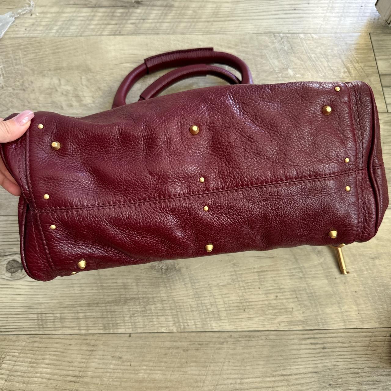🔥 Authentic Burgundy Chloe paddington leather Pre-owned 🔥
