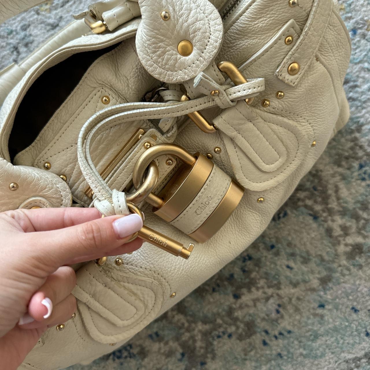 🔥 Authentic Chloe paddington in white/cream color Pre-owned 🔥