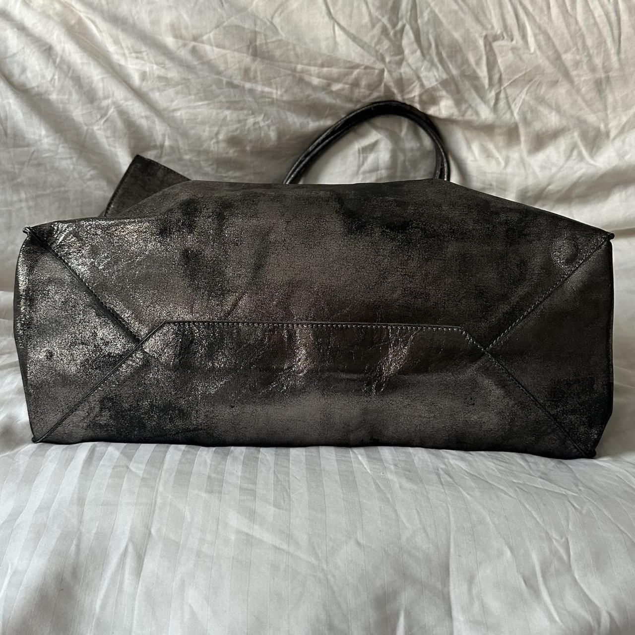 🔥 Authentic METALLIC BALENCIAGA PAPIER BAG Pre-owned 🔥